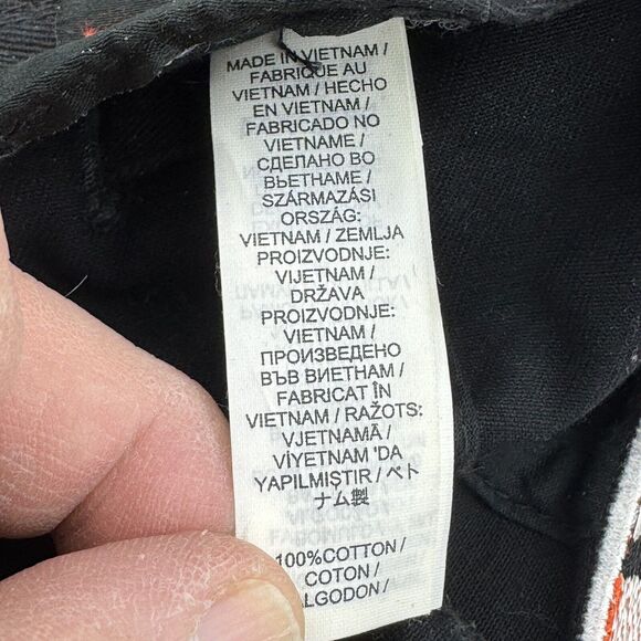 Cincinnati Bengals Hat Cap Strapback Adult Black Orange Adjustable Fanatics NFL - Picture 10 of 11